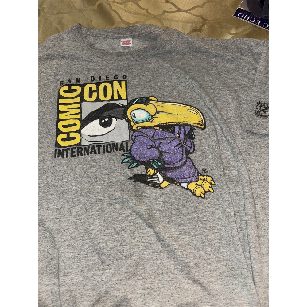 Comic Con 50 San Diego International 1995 Toucan (Rare) sz XL Gray Vintage Hanes